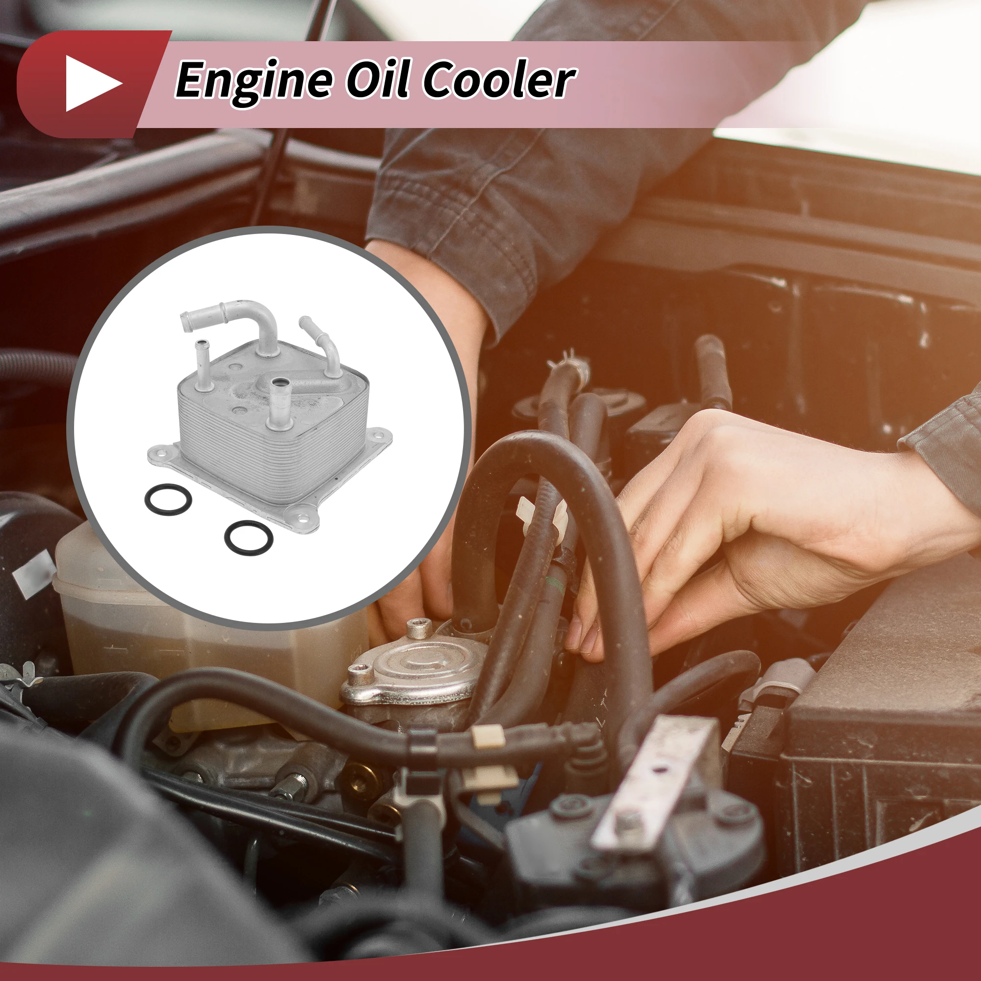UXCELL Enfriador de aceite motor – Nissan Versa 2024 2160650X1C - imagen 2