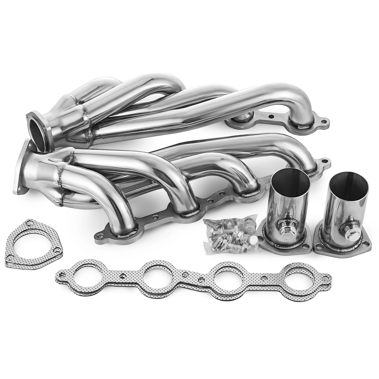 Cabezal de colector de escape de acero inoxidable para motores Chevy LS
