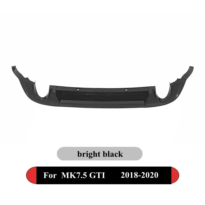 Difusor de labio trasero para VW Golf VII 7.5 GTI R Serie - imagen 5
