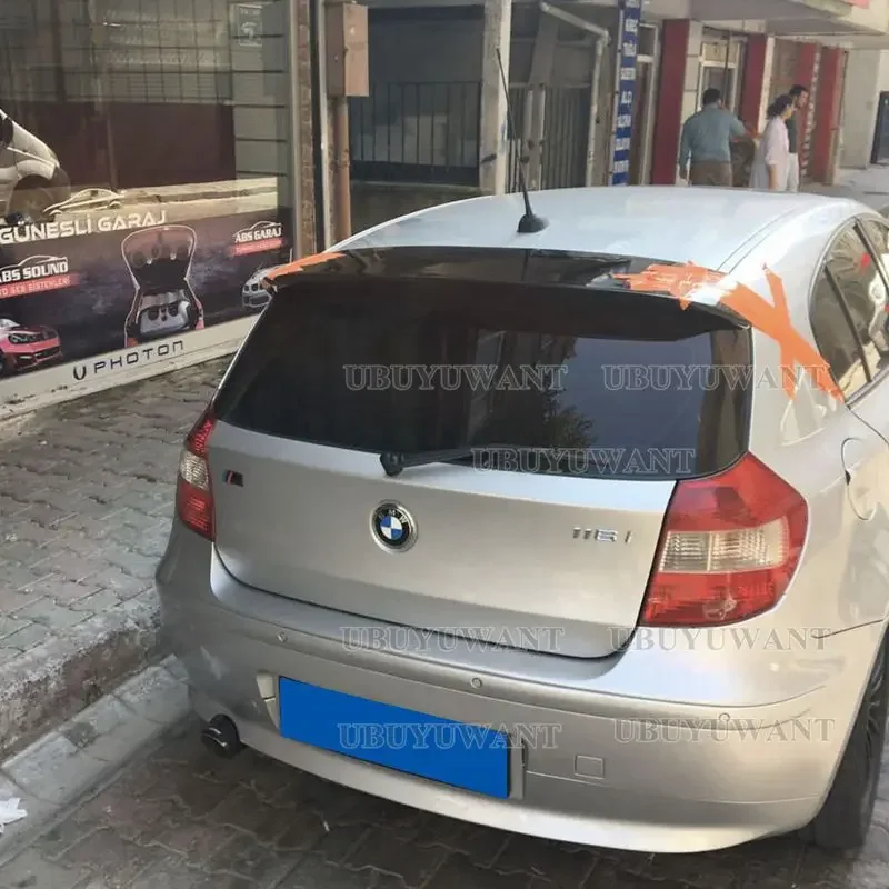 Alerón en BMW - perspectiva trasera
