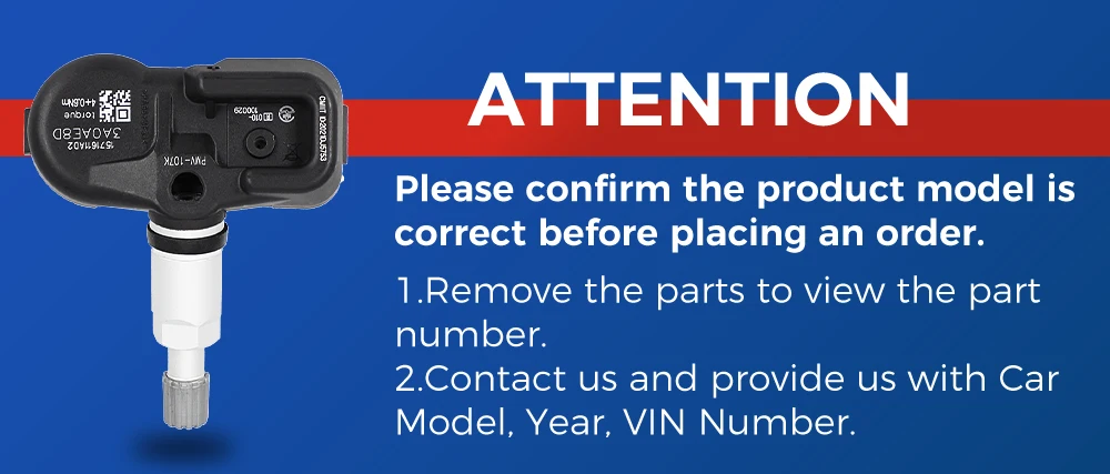 Sensor TPMS PMV-107K vista frontal