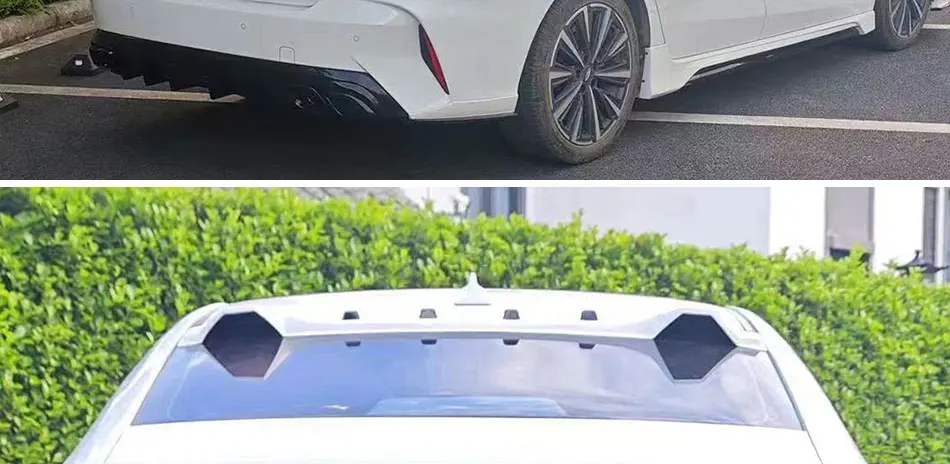 Detalle del acabado carbono negro en el exterior