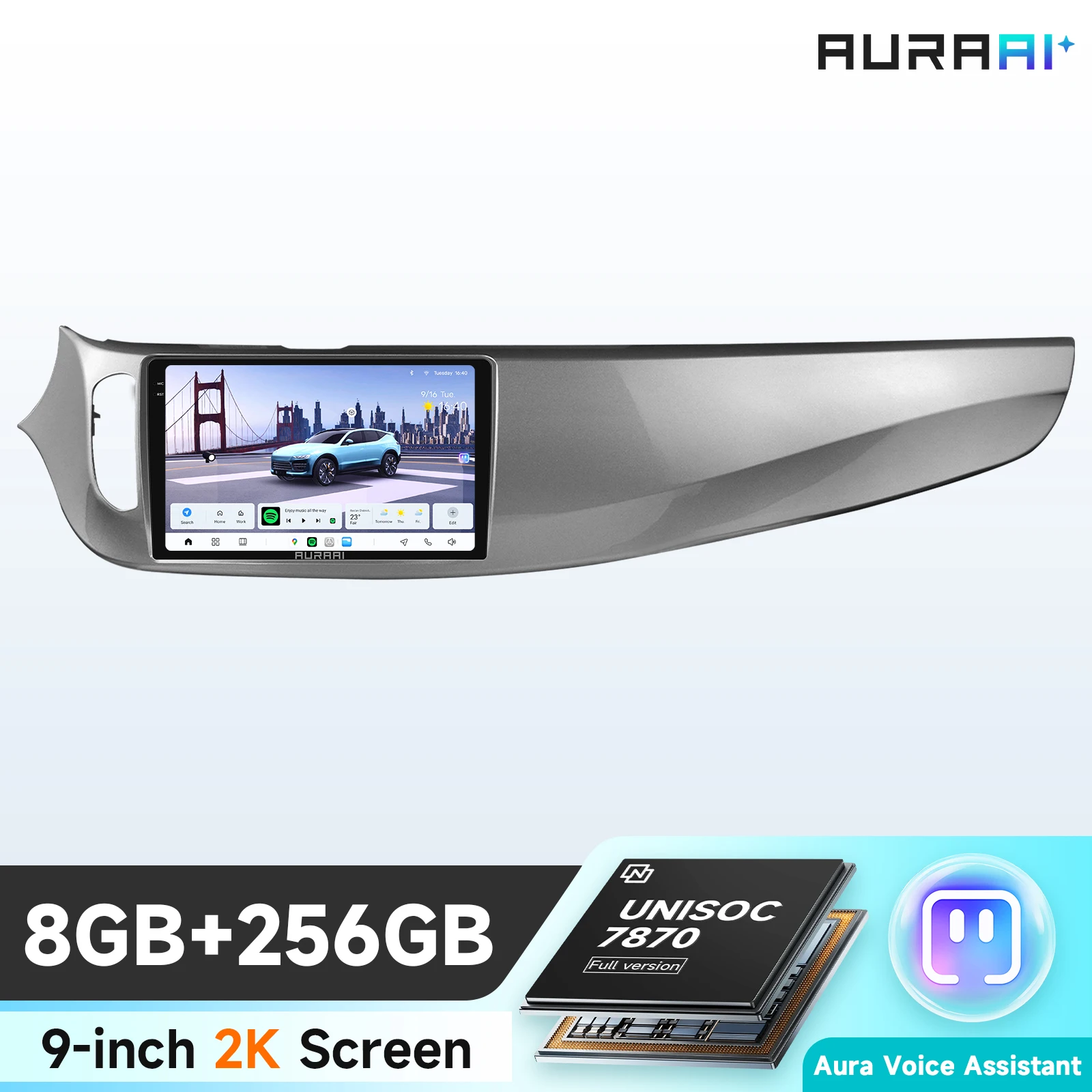 Pantalla Android AURAAI X100 para Alfa Romeo Giulietta 2015-2018 GPS