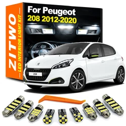 ZITWO Luz LED interior Peugeot 208 2012-2020 – Kit techo