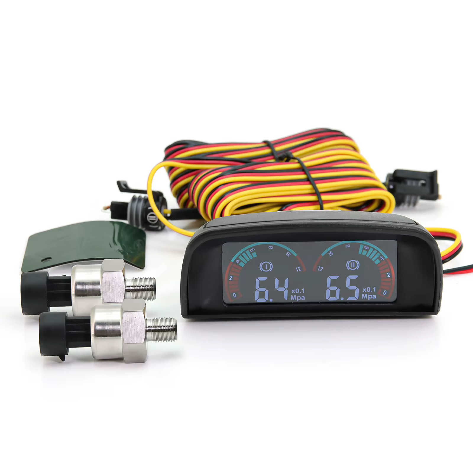 Manómetro digital de presión de aceite con alarma 12/24 V - imagen 5
