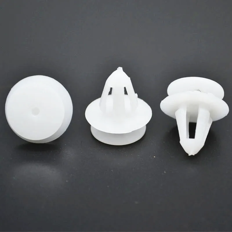 Grapa de plástico blanca para parachoques y carrocería 8,3 mm - imagen 5