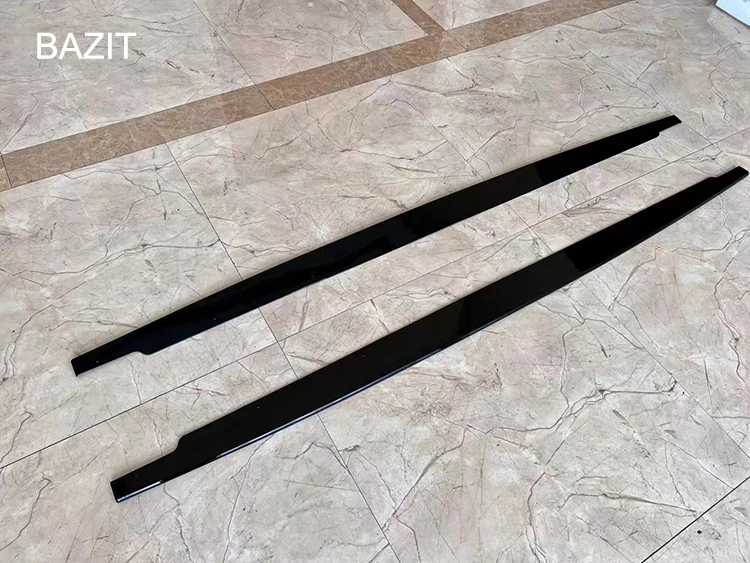 Detalle del acabado negro brillante