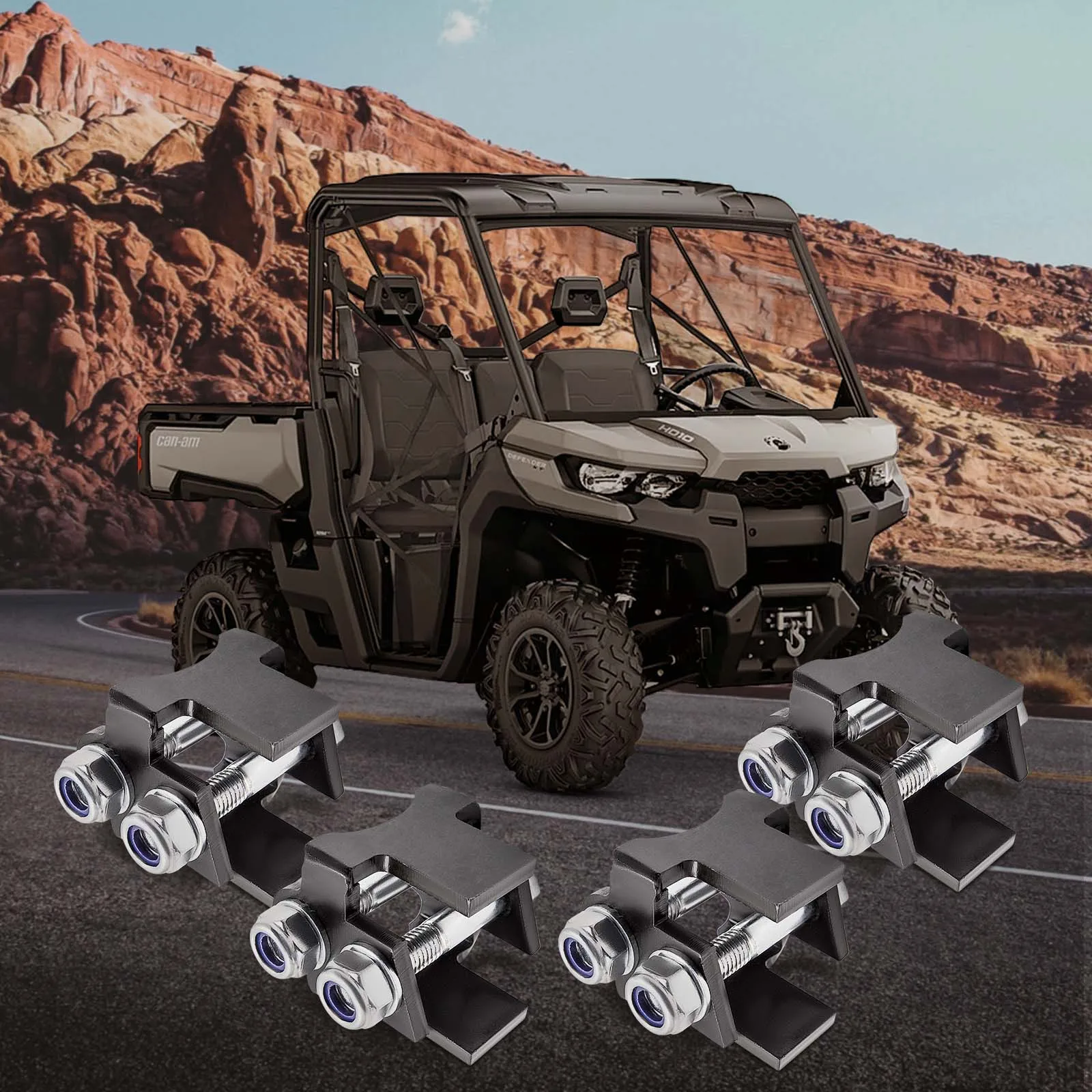 Kit de elevación de soporte de 2" apto para Can Am Defender HD5 XMR HD10 2017-2022 - imagen 3