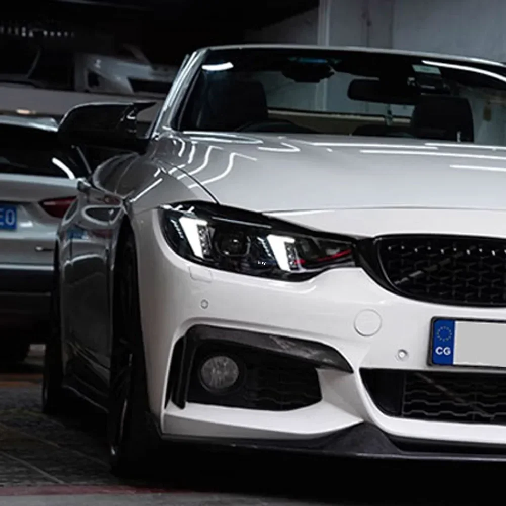 Faros LED BMW Serie 4 F32/F82/F36 2013-2019 efecto bienvenida - imagen 5