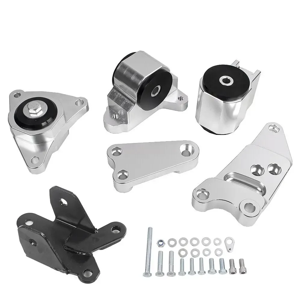 Kit de montaje de intercambio de motor de coche para Honda Civic Si EP3 2002-2005, Kit de soportes de motor de aluminio Billet para Acura RSX DC5 2002-2006 - imagen 3