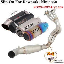 Escape slip-on Kawasaki Ninja 650 sistema completo con DB killer