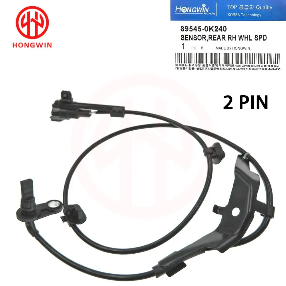 Vista lateral del sensor ABS