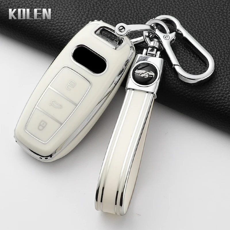 Funda TPU protectora para llave inteligente Audi A3, A4, A6 y Q7 antirrayas - imagen 5