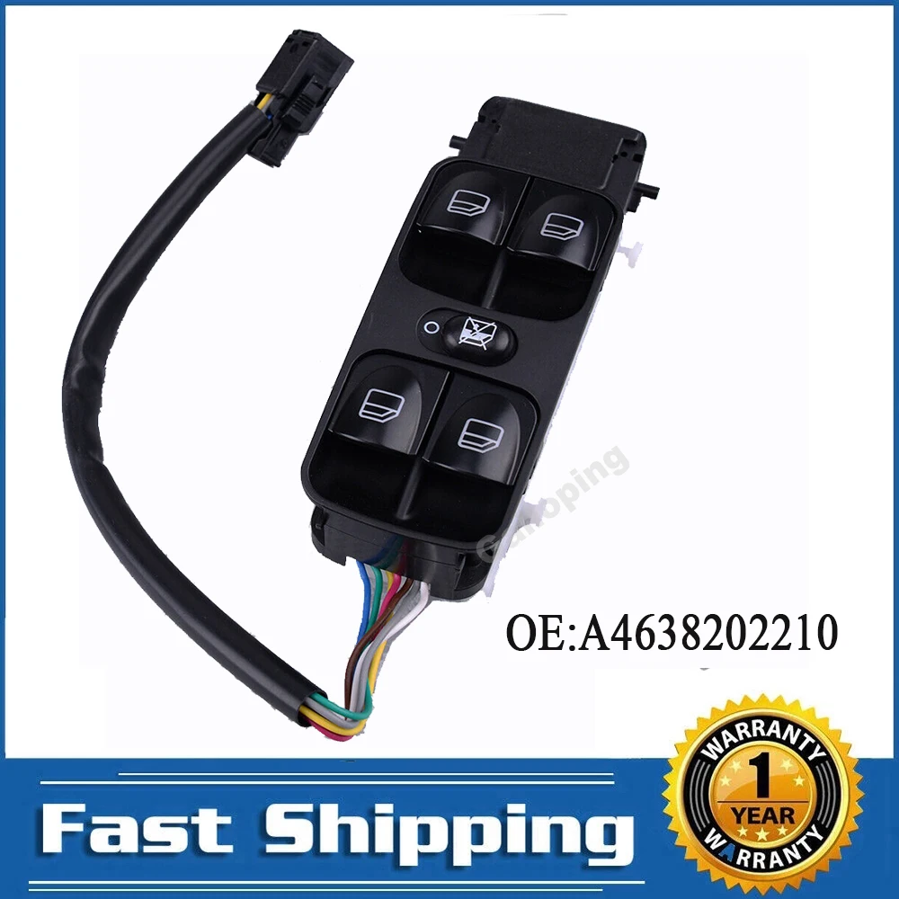 A4638202210 interruptor elevalunas Mercedes Clase G W463 izq conductor
