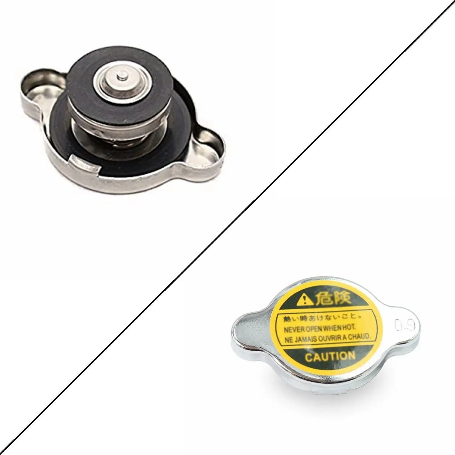 Cuello de radiador soldable de aluminio 32 mm con tapón 0,9/1,1 bar - imagen 3