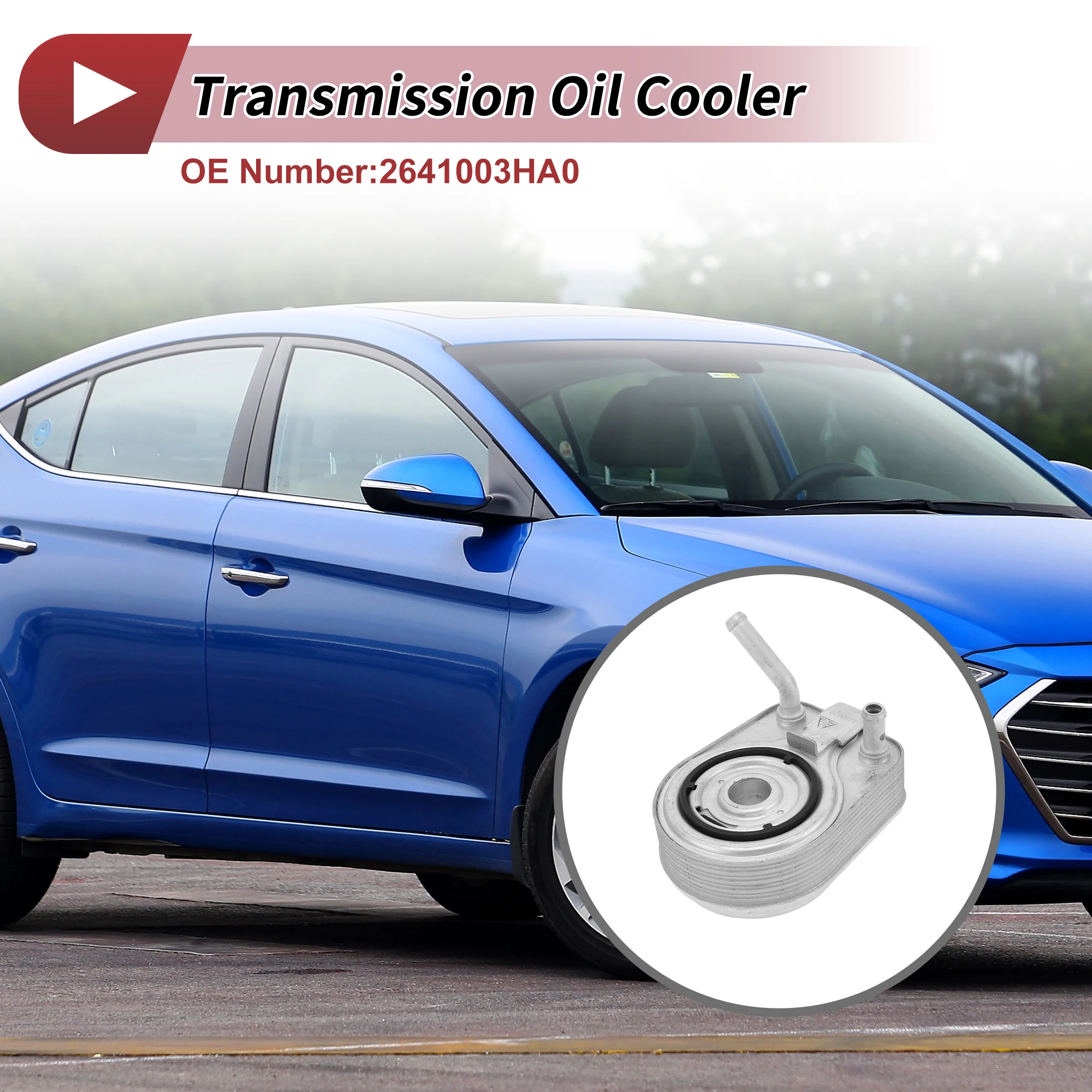 UXCELL Enfriador de aceite de motor para Hyundai Elantra 2021-2023 No.2641003HA0/26410-03HA0 1 pieza - imagen 3