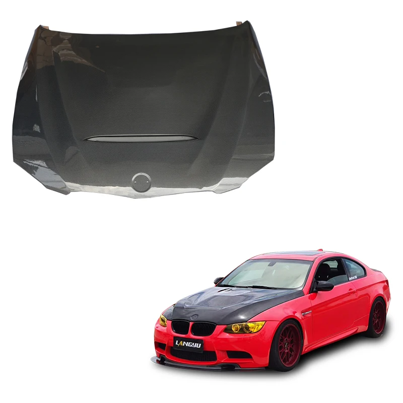 Capó de fibra de carbono estilo GTS delantero para BMW Serie 3 E92