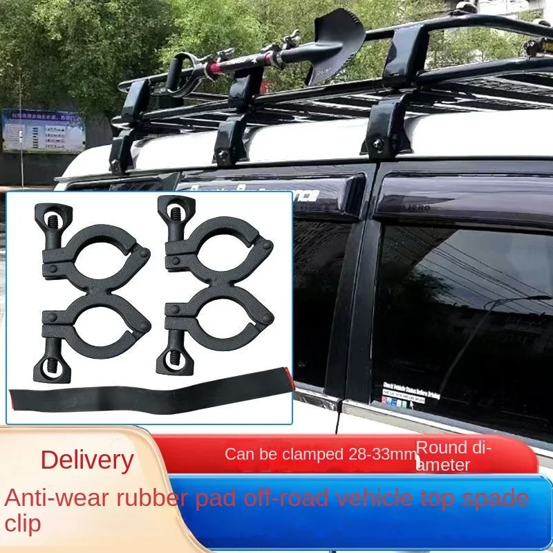Soporte alerón techo acero inoxidable universal para coches