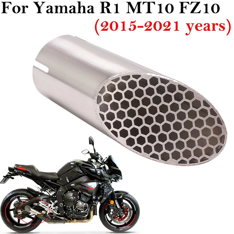Para YAMAHA YZF R1 MT10 FZ10 MT-10 FZ-10 2015 2016 - 2020 2021 Escape GP modificado silenciador de carreras tubo de enlace Escape
