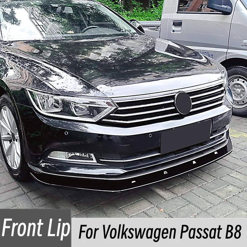 Kit splitter frontal con alerón divisor para VW Passat B8 2016-2019