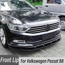 Kit splitter frontal con alerón divisor para VW Passat B8 2016-2019