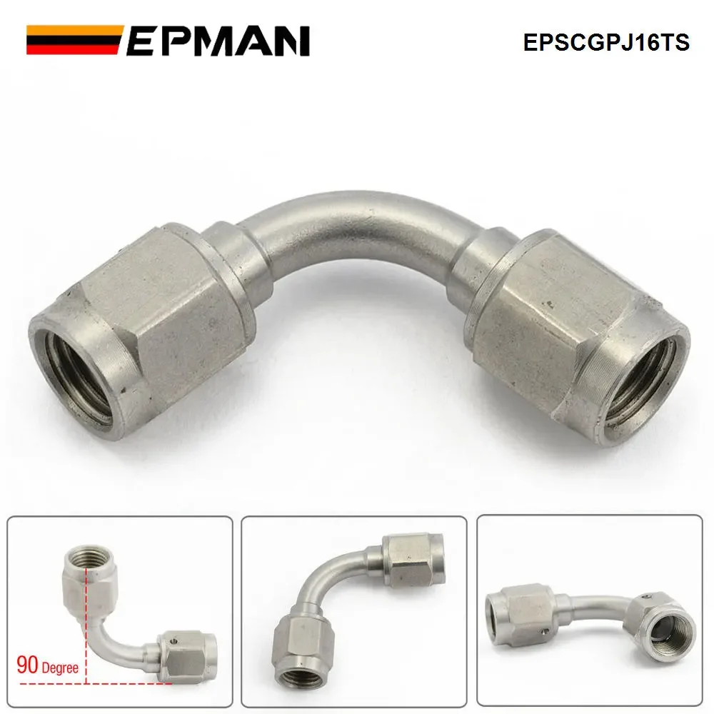 Conector freno rotativo AN3 EPMAN terminal manguera acero inoxidable EPSCGPJ - imagen 5
