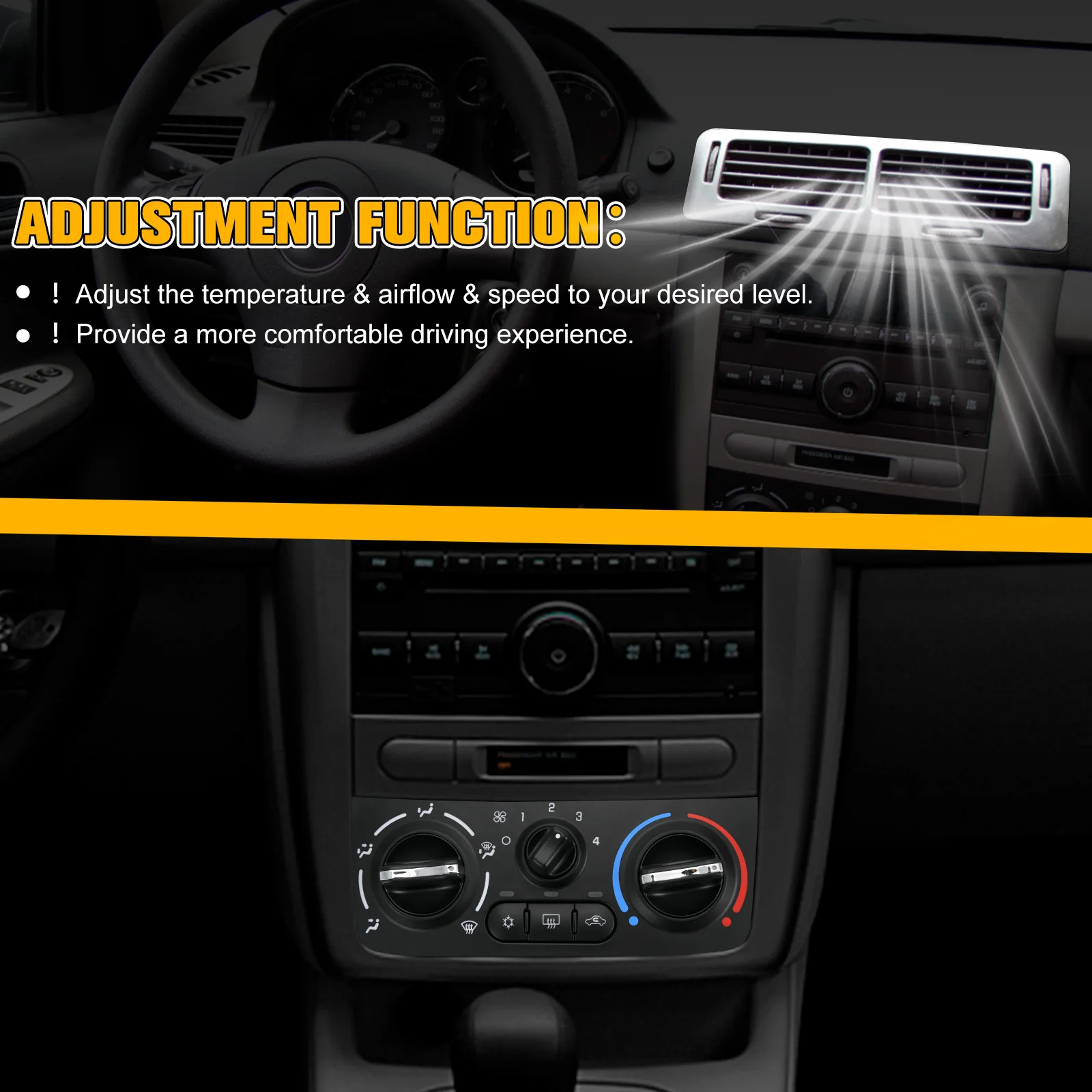 Módulo control clima HVAC 599-141 Chevy Cobalt Pontiac G5 2010 - imagen 4