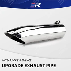 Codo para tubo de escape universal inox 304 57-60 mm