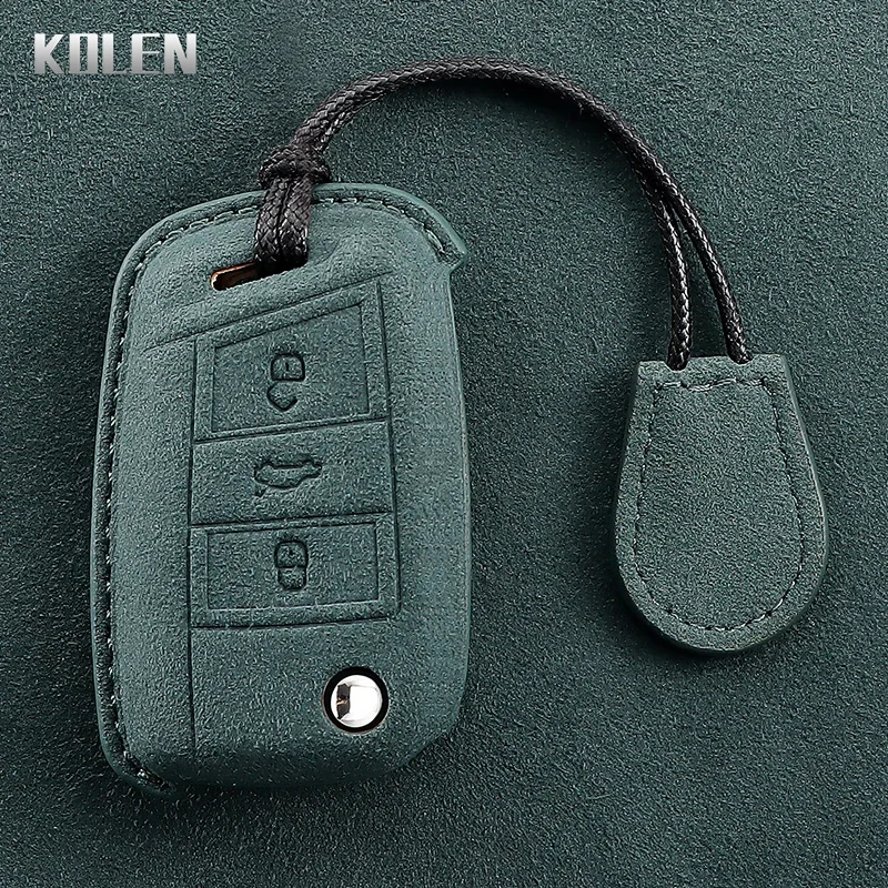 Funda de cuero para llave VW Golf 7, Tiguan y SEAT León/Ateca - imagen 4