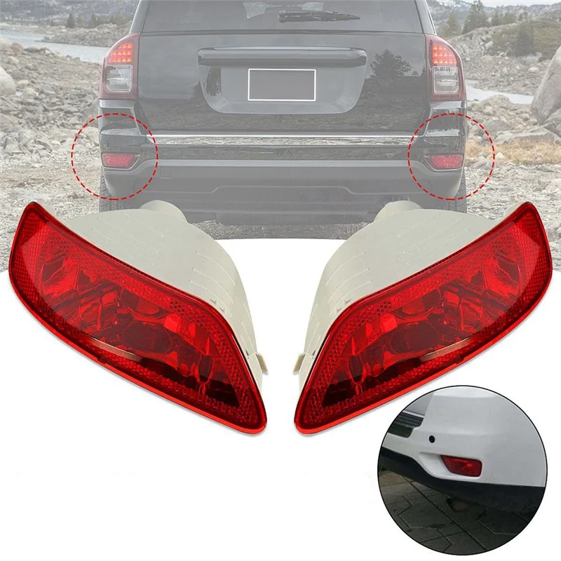 57010717AC 57010716AC luz antiniebla trasera parachoques Jeep Compass - imagen 4
