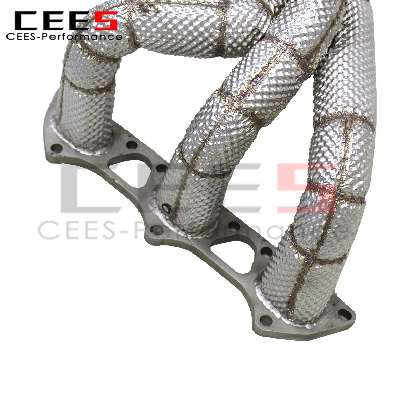 Colector escape CEES con protector térmico Porsche Cayman GT4 RS - imagen 4