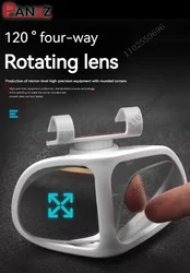 Espejo retrovisor auxiliar redondo gran angular ajustable 360°