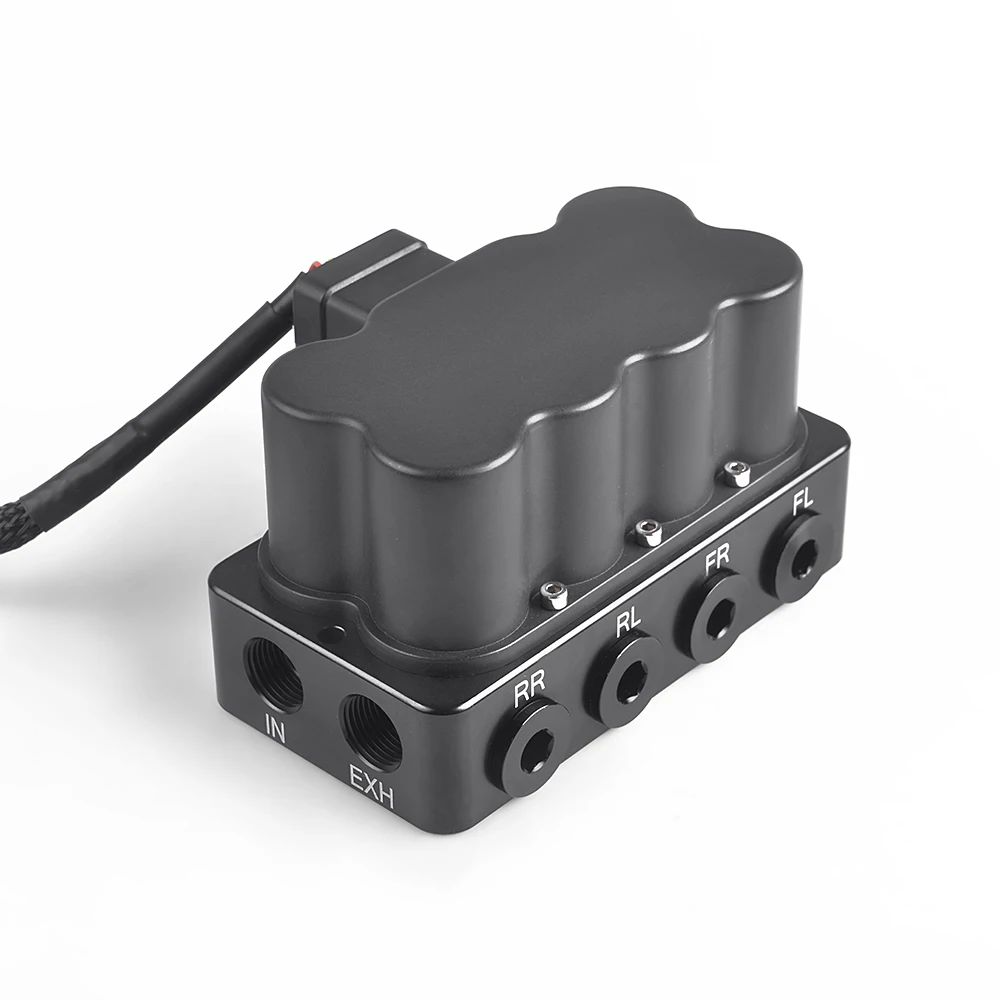 Válvula colectora de bloque de válvula impermeable para suspensión neumática Universal de 12v 1/4 o 3/8npt - imagen 3