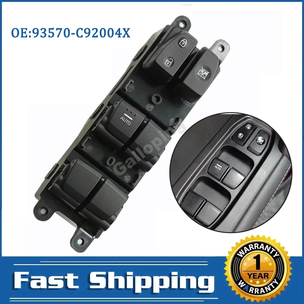 93570-C92004X Botón elevador delantero izquierdo Hyundai Creta IX25