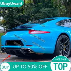 Alerón trasero de fibra de carbono estilo Porsche 911 GT3 991.1