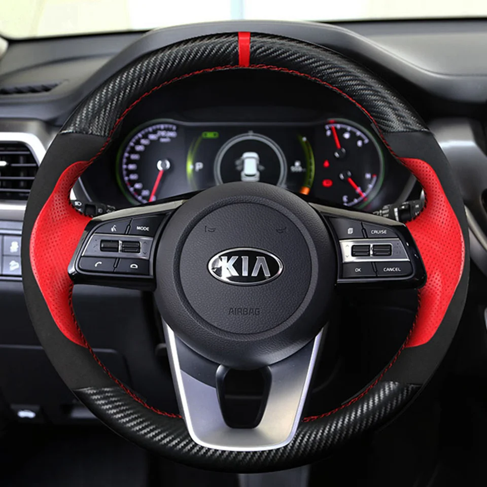 Funda trenzada personalizada para volante de coche