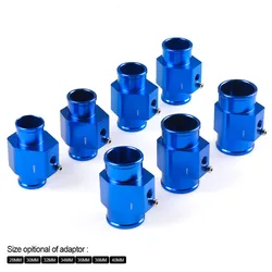 Manguera de agua, Sensor de temperatura del refrigerante, adaptador de manguera para Sensor 26mm 28mm 30mm 32mm 34mm 36mm 38mm 40mm Universal azul