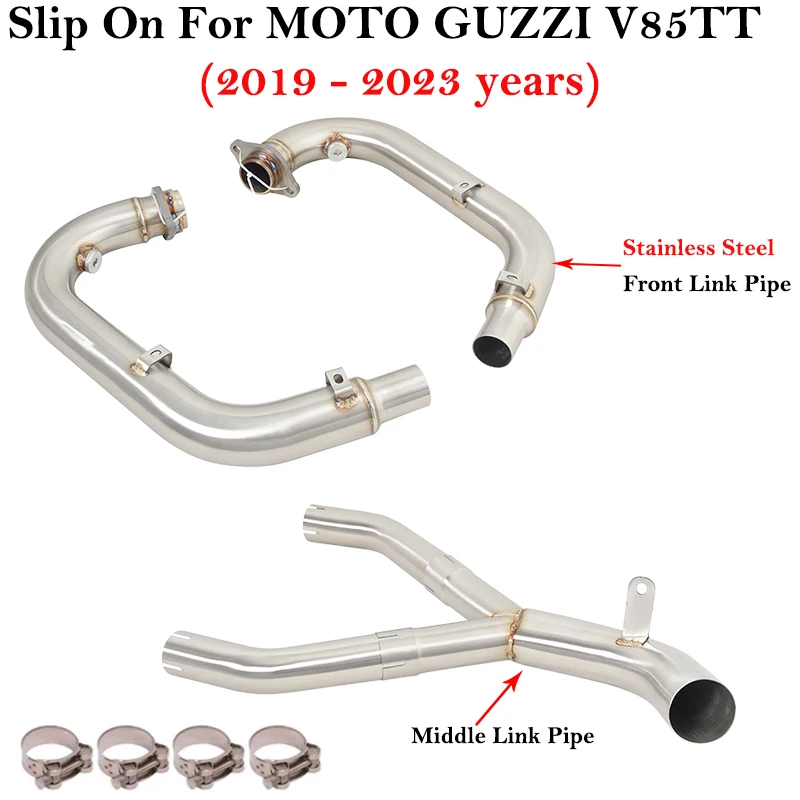 Slip On Titanio para Moto Guzzi V85 TT 2019-2023 - Silenciador Escape - imagen 2