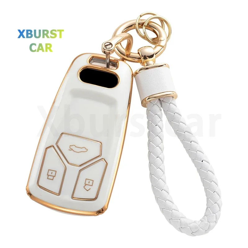 Funda llave Audi TPU compatible A4 B9, A5, Q5 y Q7