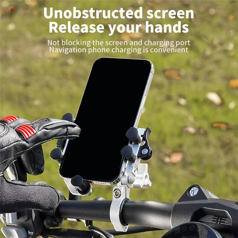 AB56 soporte teléfono 360° absorción impacto para motos eléctricas - imagen 4