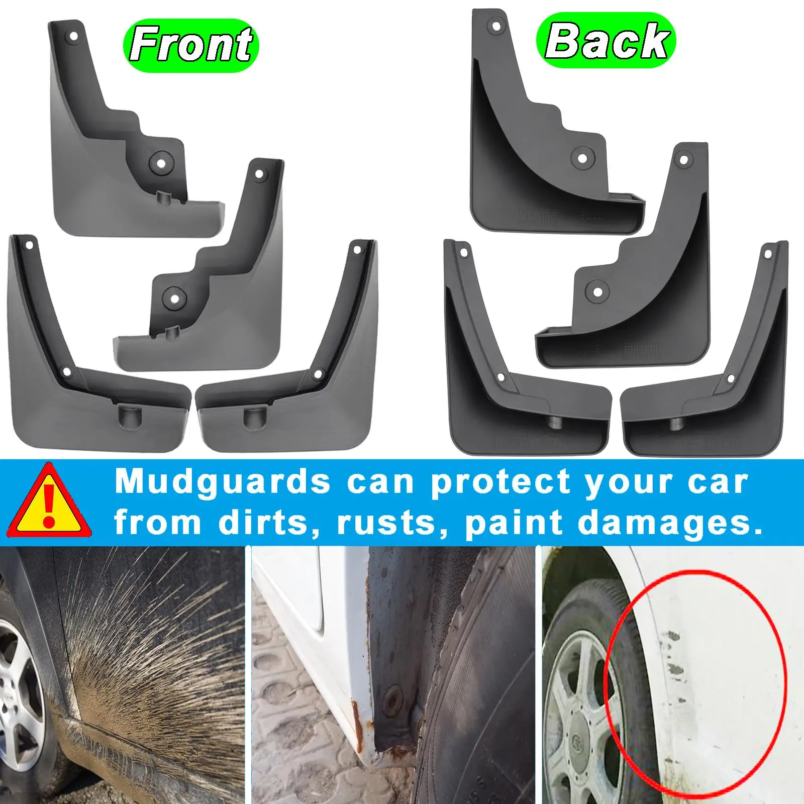 Guardabarros antisalpicaduras SsangYong Korando C300 2019-2021 - imagen 2