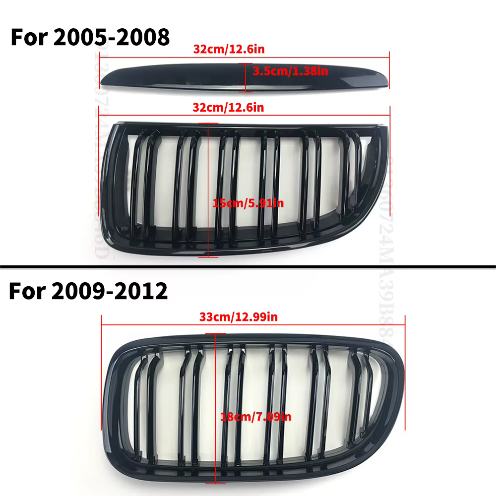 Rejilla del parachoques delantero para BMW Serie 3 E90/E91 (2005-2012) - imagen 2