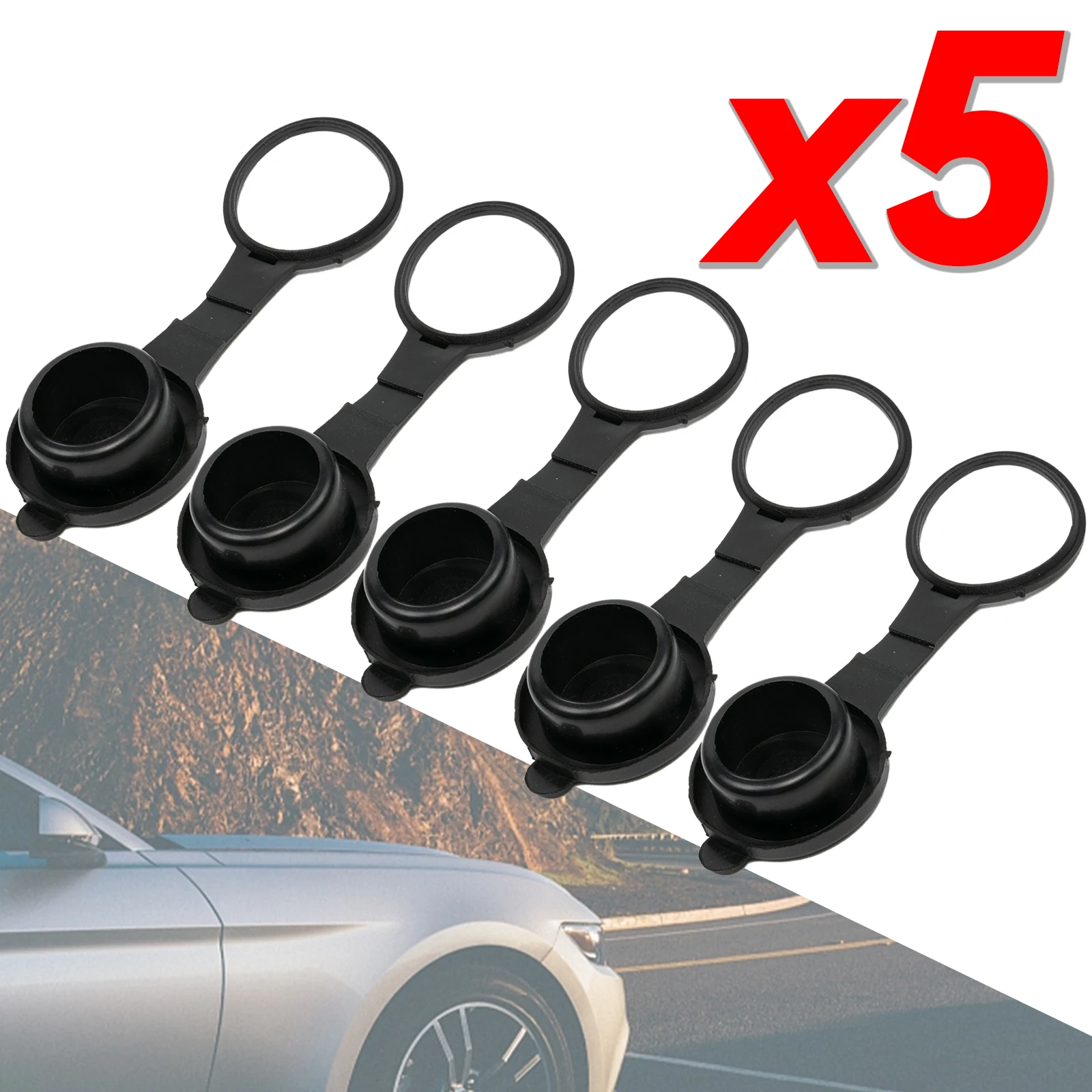 Tapa protectora para mechero de coche y moto 12V – goma PVC