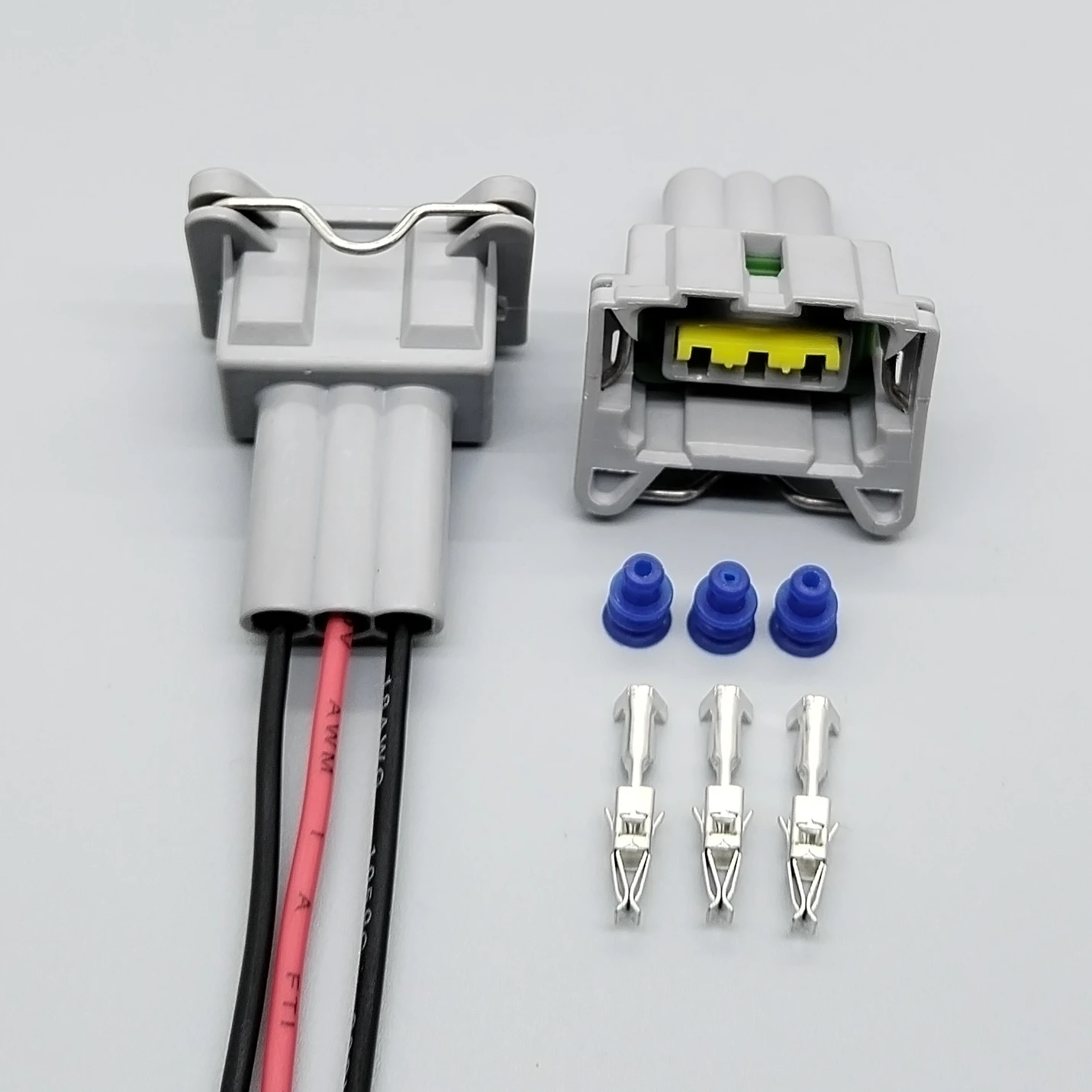 Shhworldsea 368215-1 conector sensor de golpe impermeable 3 pines 3,5mm - imagen 3