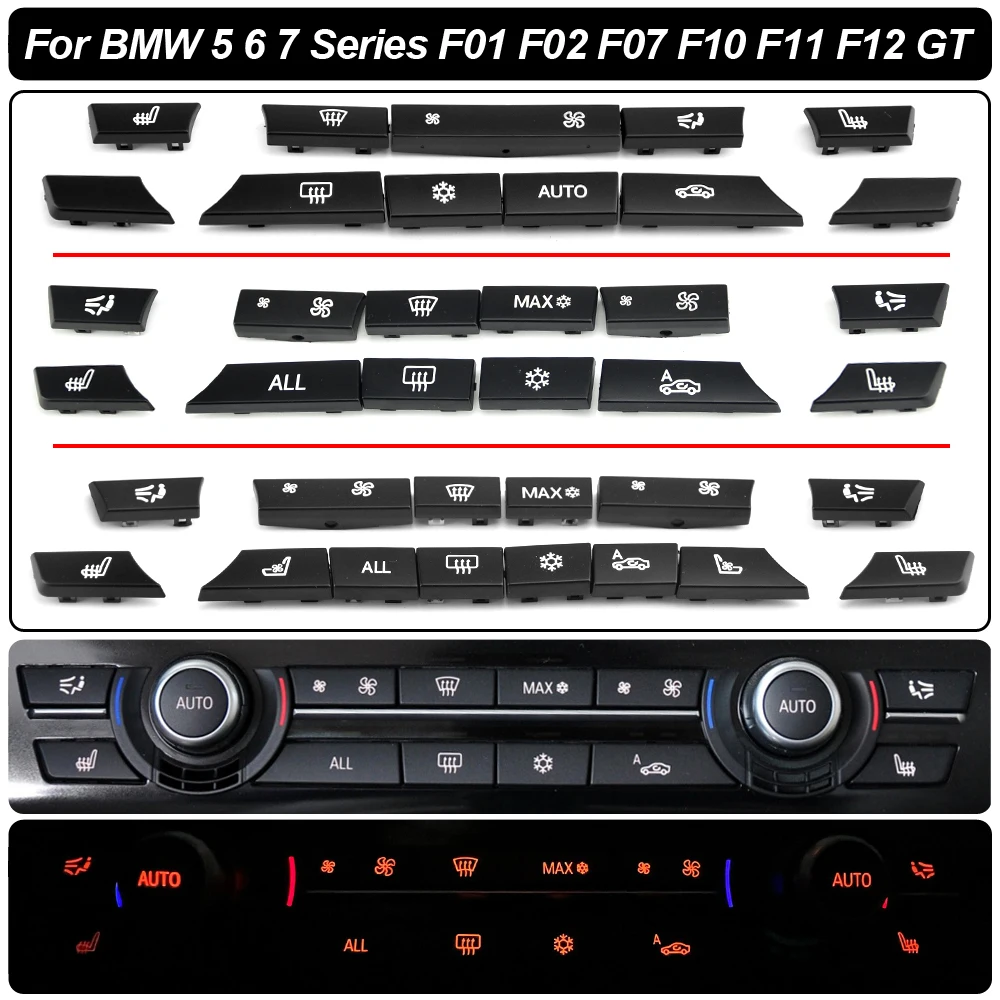 Interruptor Panel Climatizador BMW Serie 5 6 7 X5 X6 F10 F01 F15 F18