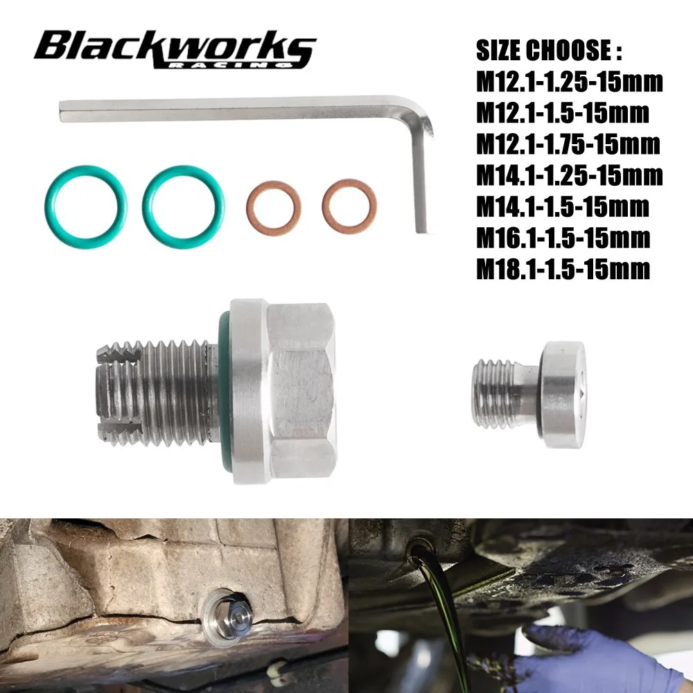 Kit reparación rosca cárter M12 con tapón autorroscante