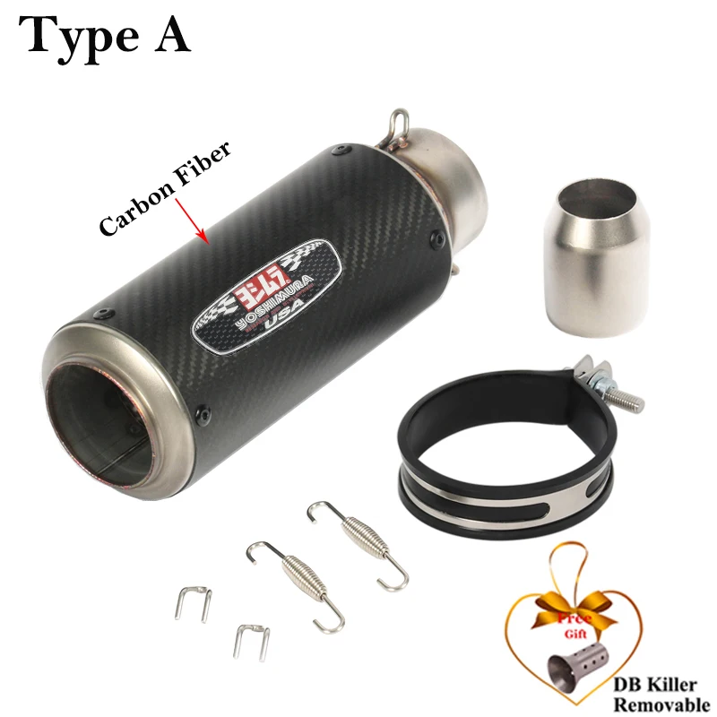 Yoshimura-tubo de Escape Universal para motocicleta, silenciador DB Killer Remova para CBR1000RR MT09 R1 DUKE, 51MM - imagen 2