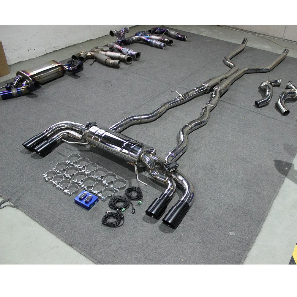 Catback válvulas rendimiento inoxidable BMW M8 Coupe 4.4T 2017-2023 - imagen 3
