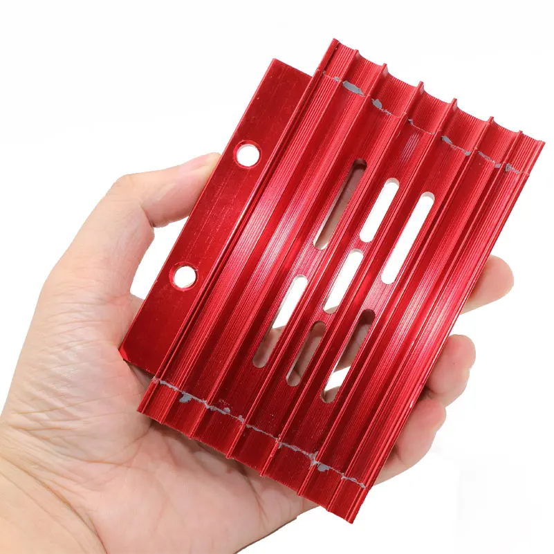 Radiador aceite aluminio con tubos para motocross Honda CRF 125cc - imagen 2