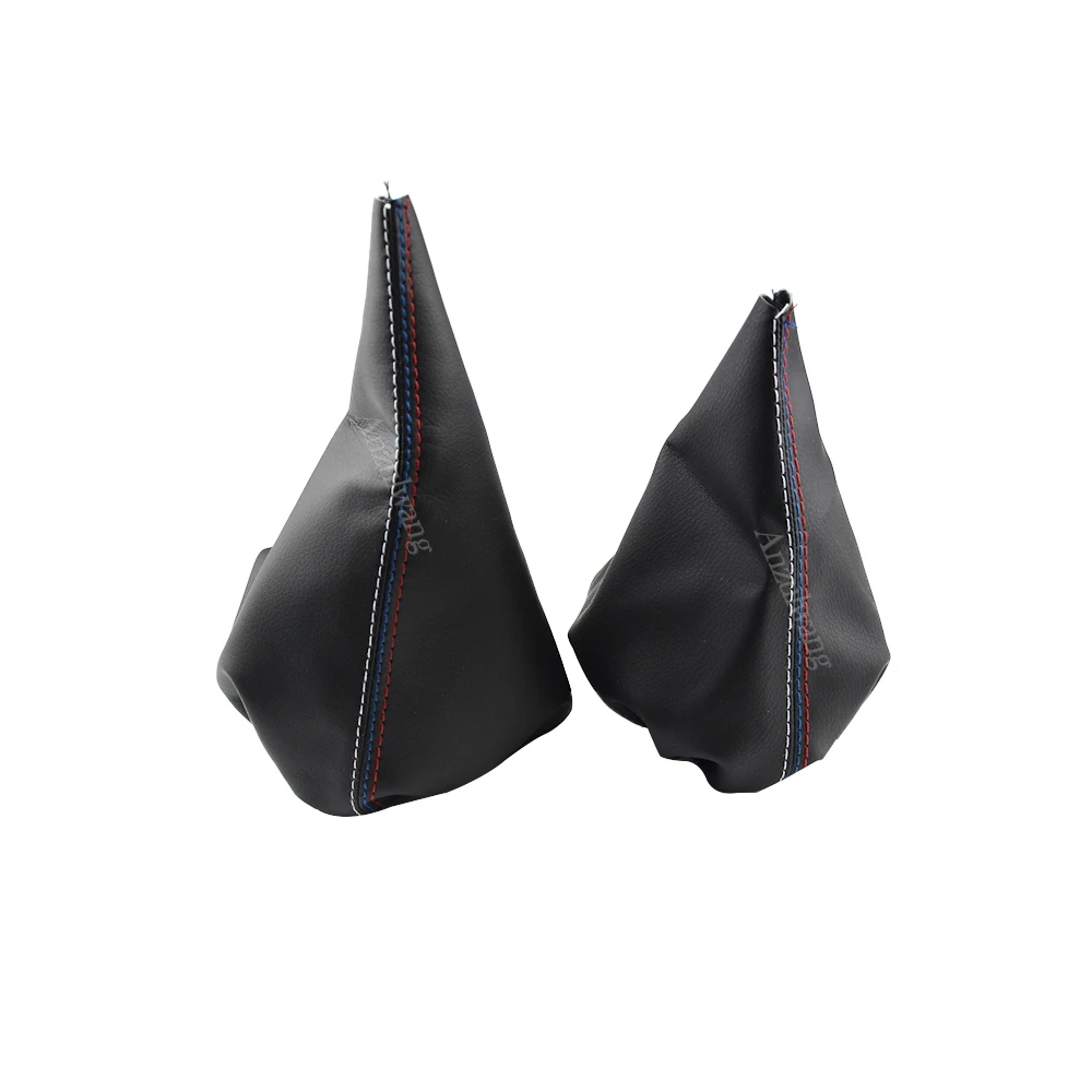 Funda negra de cuero para freno de mano BMW Serie 3 E36/E46 M3 - imagen 3
